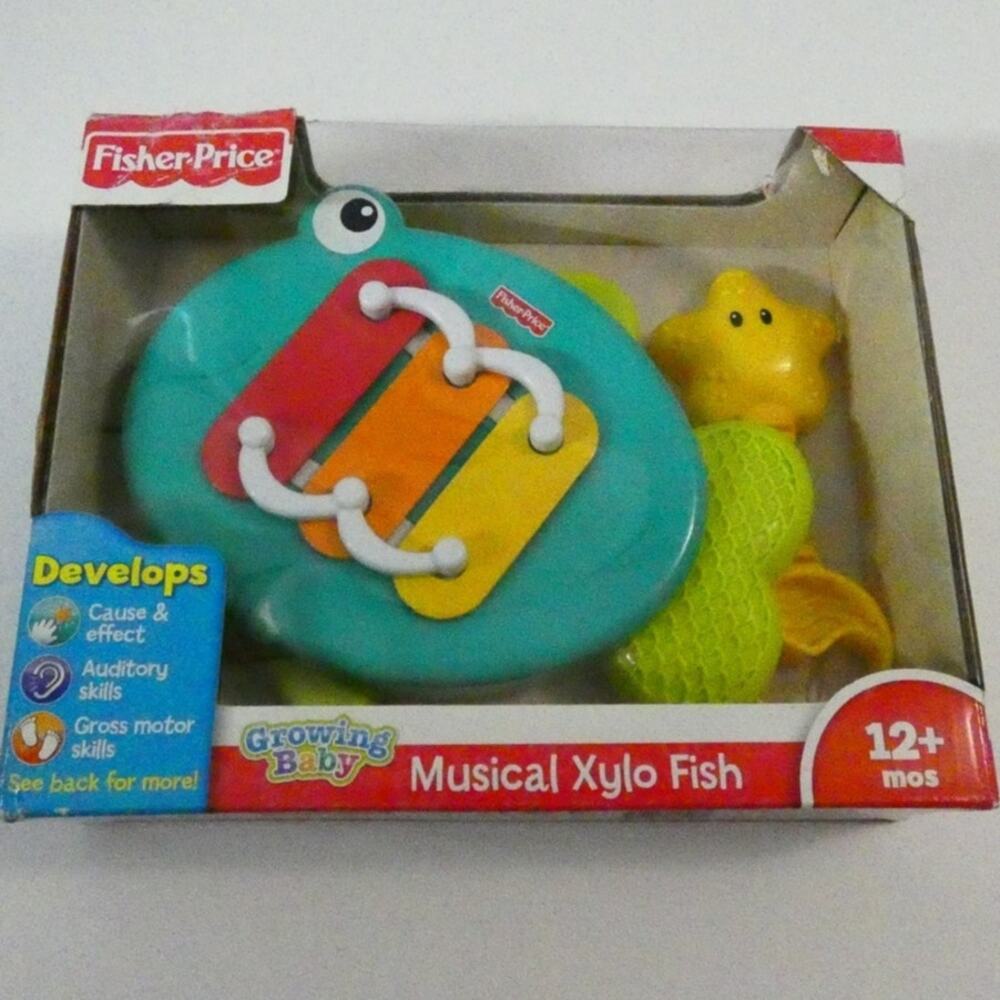 New Fisher-Price Musical Xylo Fish Developmental Toddler Toy 12+ Months